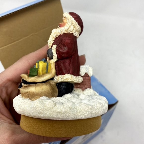 Our America Gift Candle Topper Santa Claus Topper #NE436 Like New Box - Picture 5 of 7